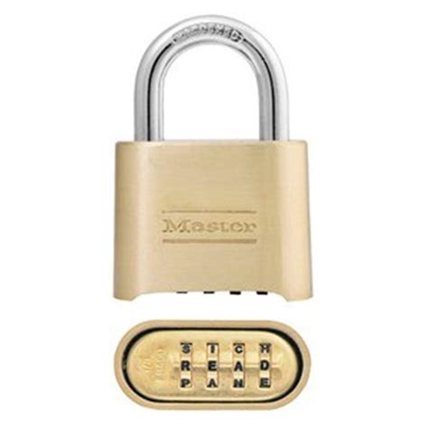 master lock reset 4 digit|175 Combination Lock .